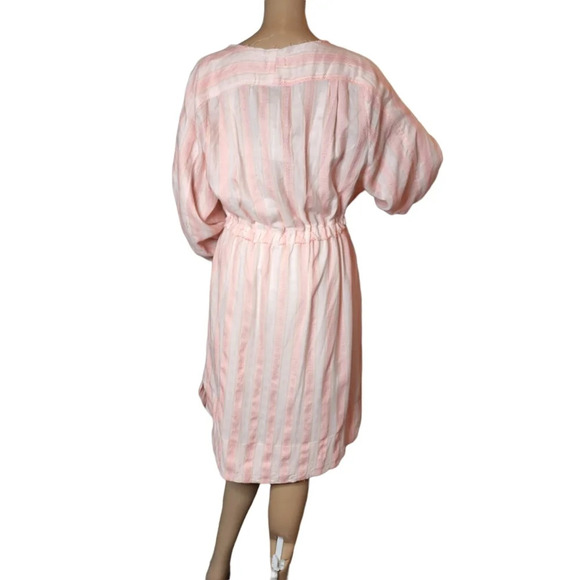 NWT dRA Pink Stripe Oversized flowy dress Viscose Size Medium - Picture 11 of 16